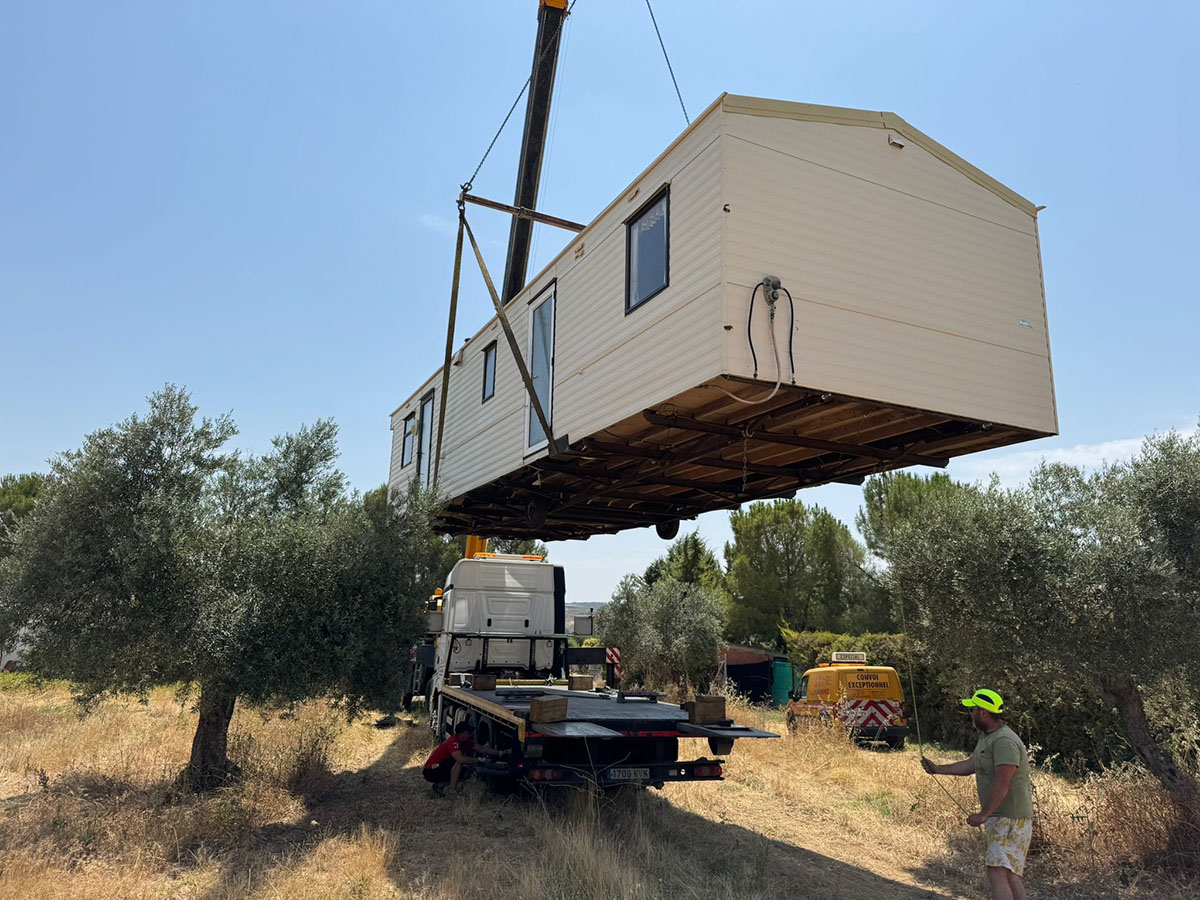 Transporte mobil homes