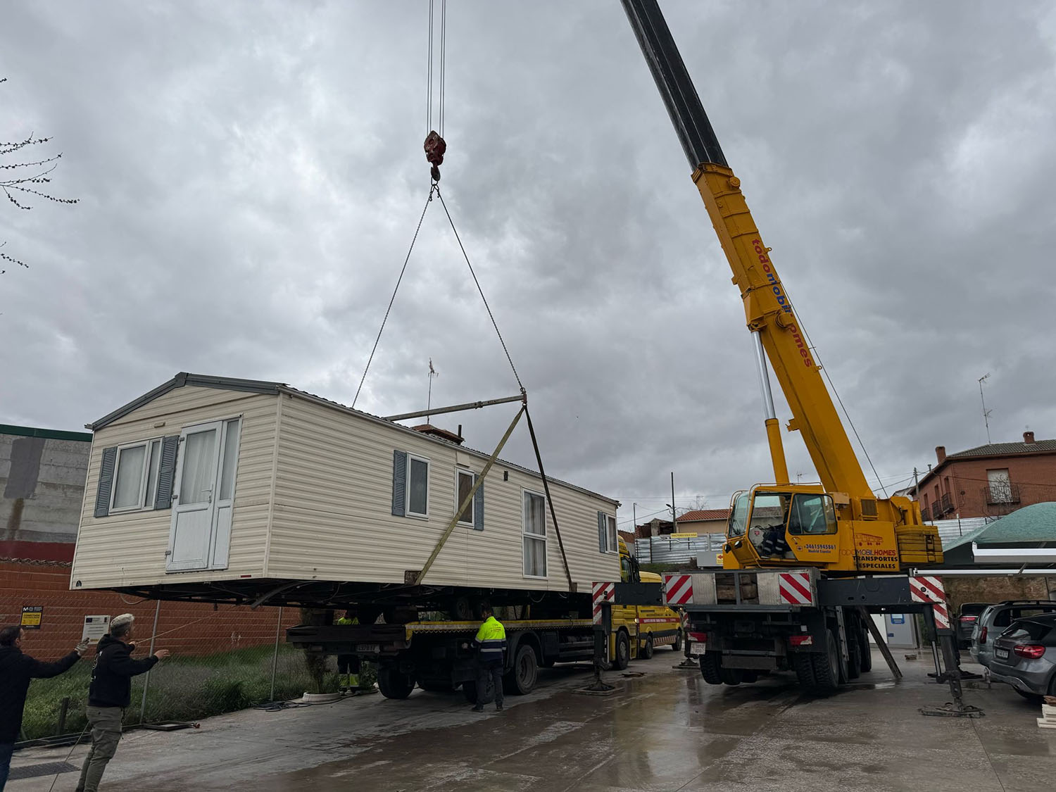 transporte de casas prefabricadas